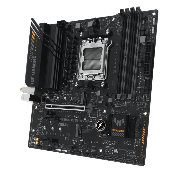 ASUS TUF GAMING A620M-PLUS WIFI AMD A620 AM5 Socket Micro ATX