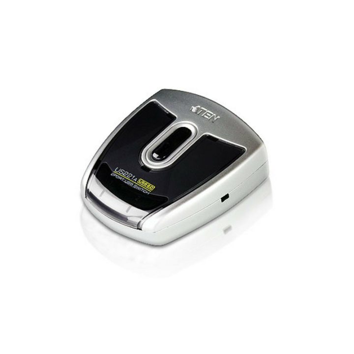 ATEN Switch de periféricos USB 2.0 de 2 puertos