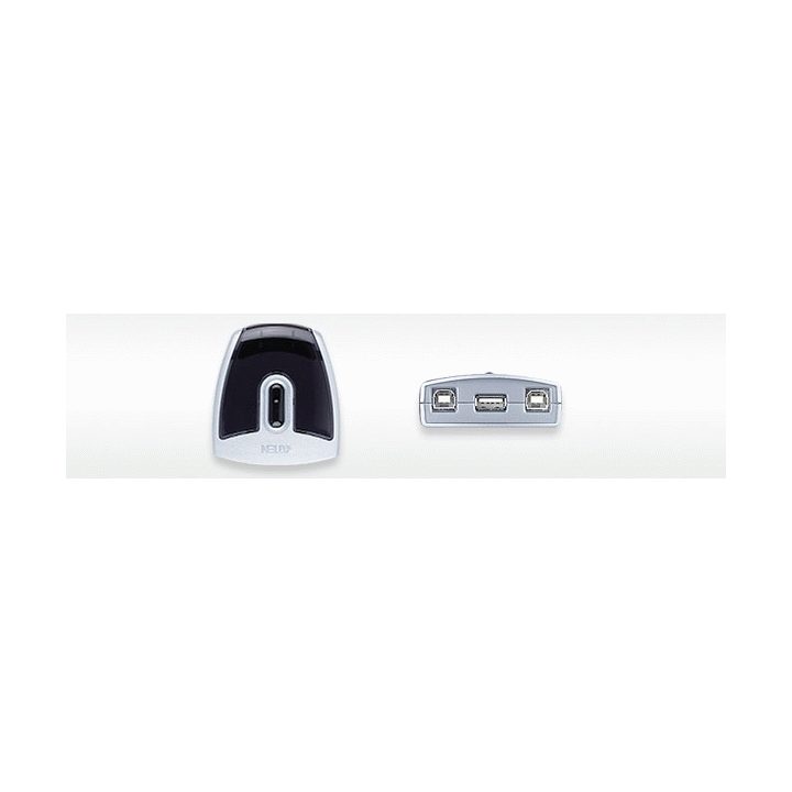 ATEN Switch de periféricos USB 2.0 de 2 puertos