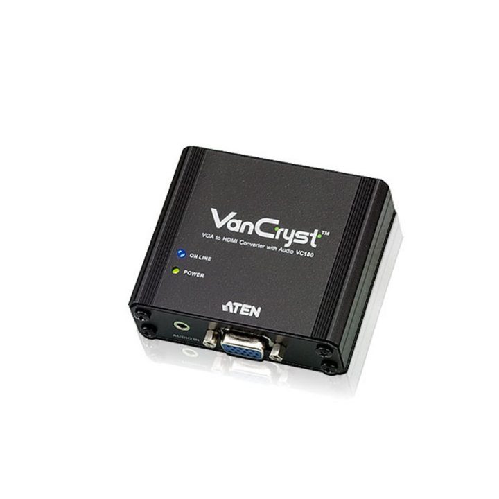 ATEN Conversor de VGA/Áudio para HDMI