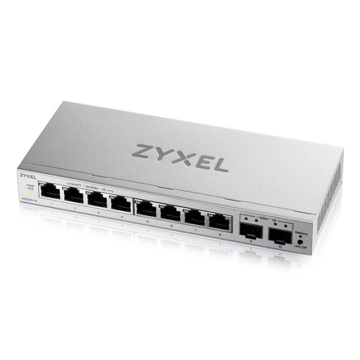 Zyxel GS1200-10v3 Managed L2 Gigabit Ethernet (10/100/1000) Desktop…