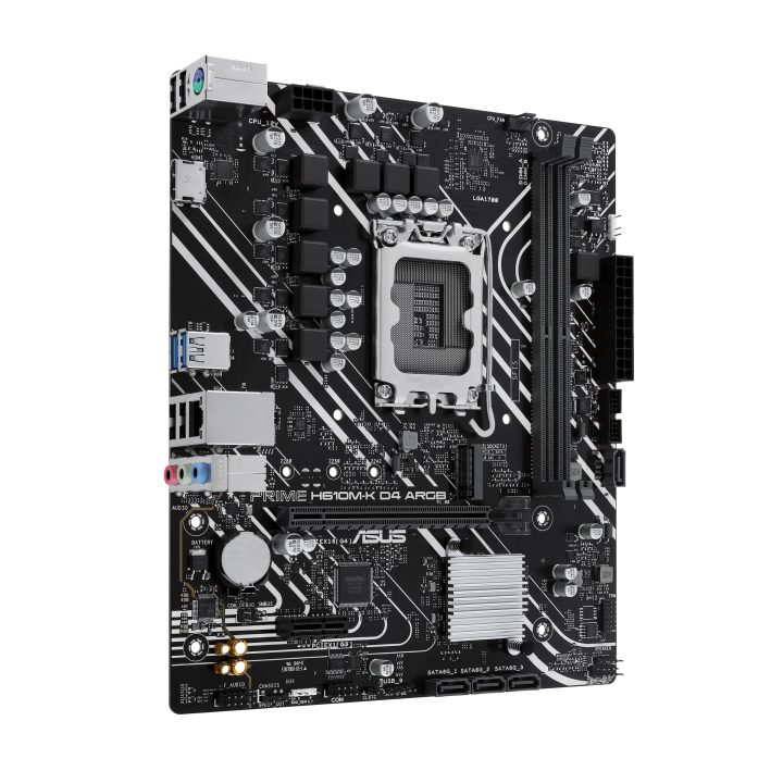 Motherboard ASUS PRIME H610M-K D4 ARGB Intel H610 LGA 1700 micro ATX