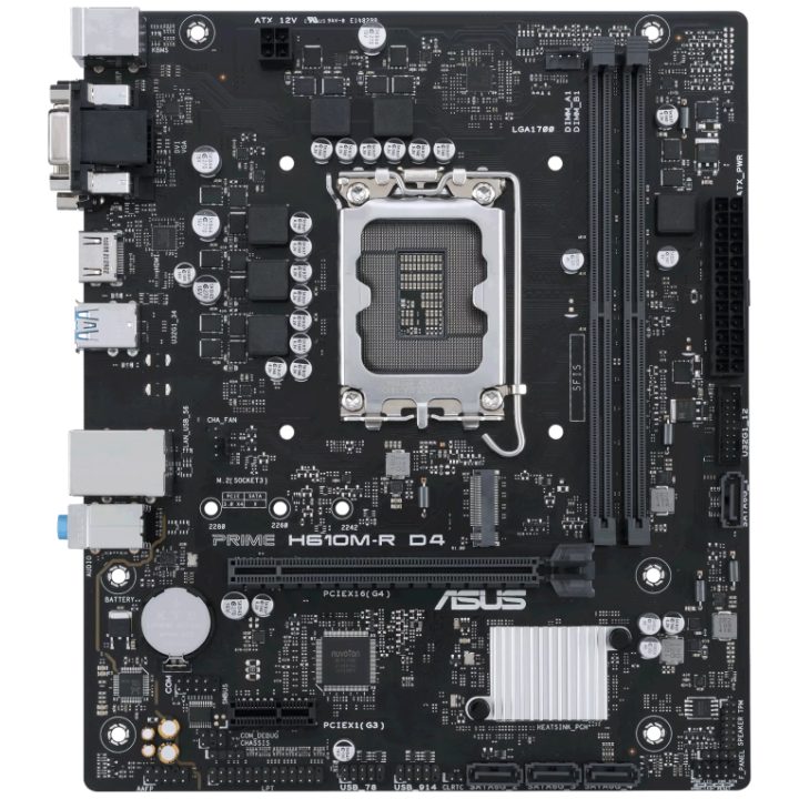 ASUS PRIME H610M-R D4 Intel H610 LGA 1700 micro ATX