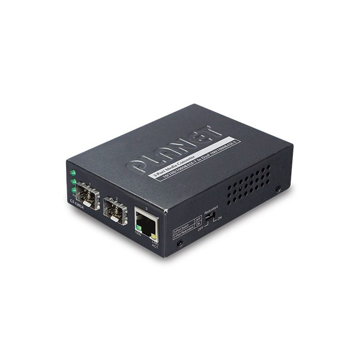 PLANET GT-1205A 1000 Mbit/s Media Converter Black