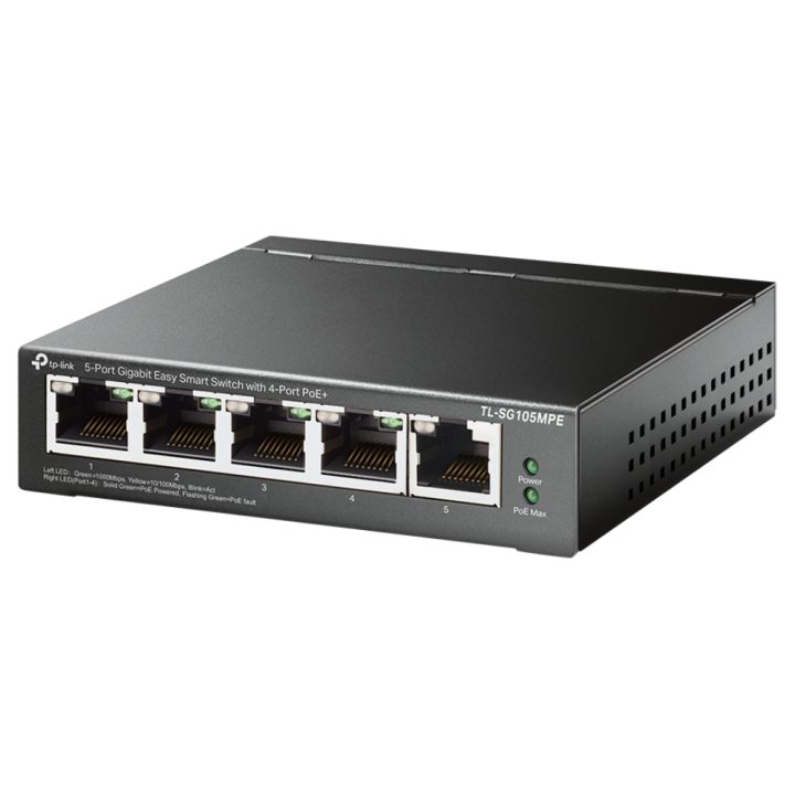 TP-Link TL-SG105MPE switch L2 Gigabit Ethernet (10/100/1000) Energia…