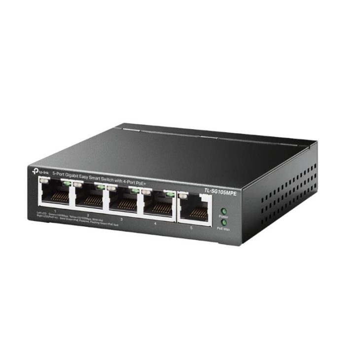 TP-Link TL-SG105MPE switch L2 Gigabit Ethernet (10/100/1000) Energia…