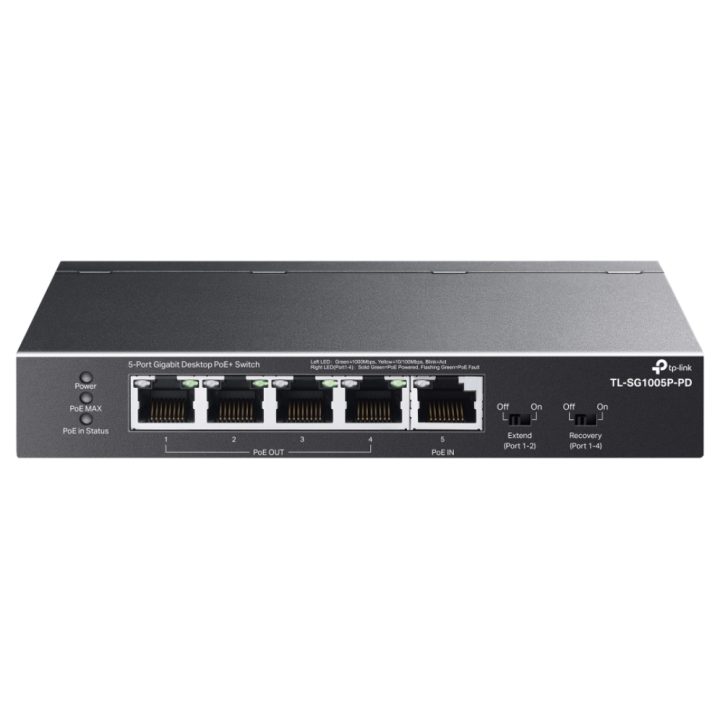 TP-Link TL-SG1005P-PD switch Gigabit Ethernet (10/100/1000) Energia…