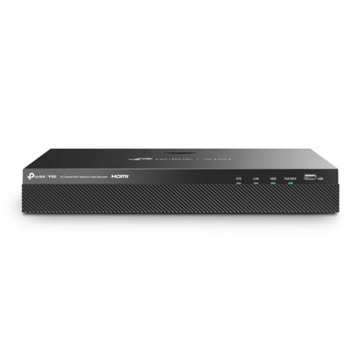 TP-Link VIGI NVR2016H-16MP Network Video Recorder (NVR) Black