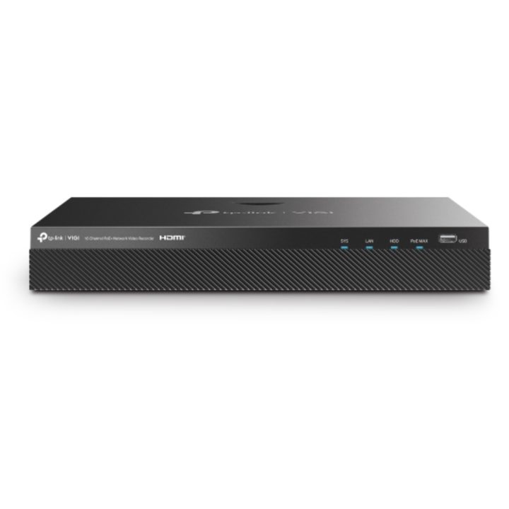 TP-Link VIGI NVR2016H-16MP Gravador de vídeo em rede (NVR) Preto