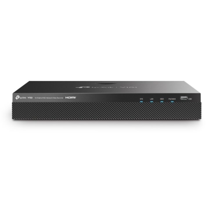 TP-Link VIGI NVR2016H-16MP Network Video Recorder (NVR) Black