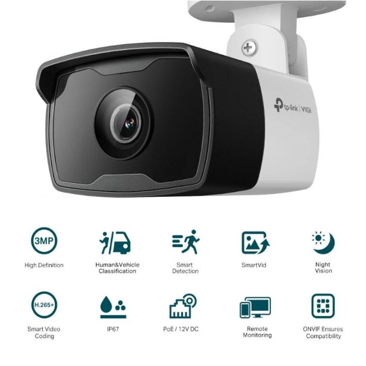 TP-Link VIGI C330I(4MM) Bullet Surveillance Camera IP Security Camera…