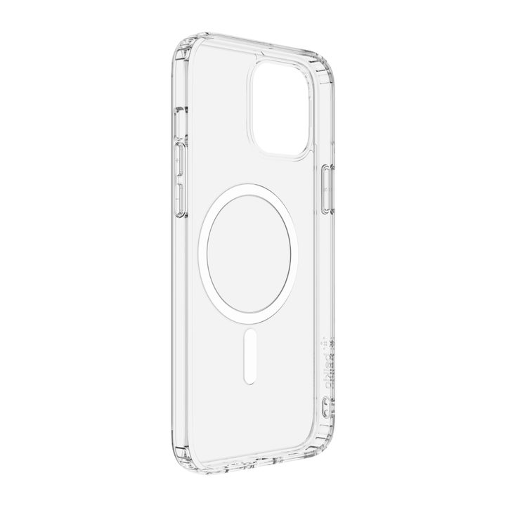 Belkin Phone Case - Magnetic - MagSafe Compatible - Clear - Slim…