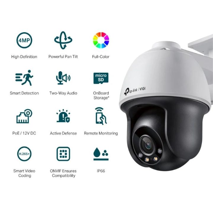 TP-Link VIGI C540 Torreta Cámara de seguridad IP Interior y exterior…