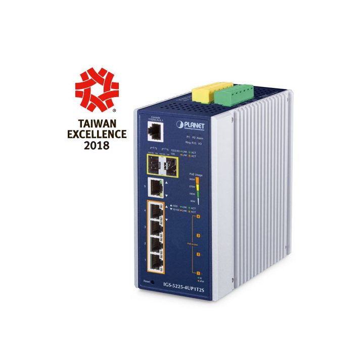 PLANET IGS-5225-4UP1T2S Managed L2+ Gigabit Ethernet (10/100/1000)…