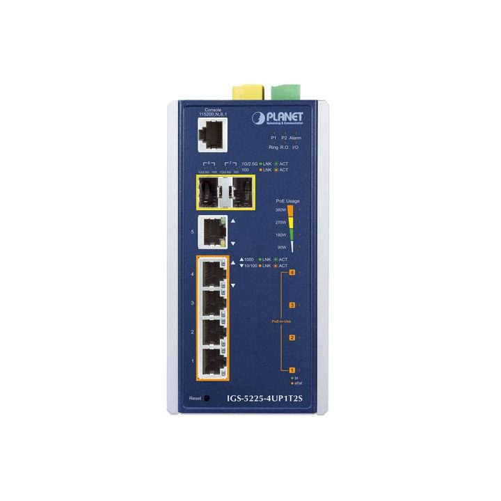 PLANET IGS-5225-4UP1T2S switch Gerido L2+ Gigabit Ethernet…