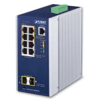 PLANET IGS-4215-4P4T2S Managed L2/L4 Gigabit Ethernet (10/100/1000)…