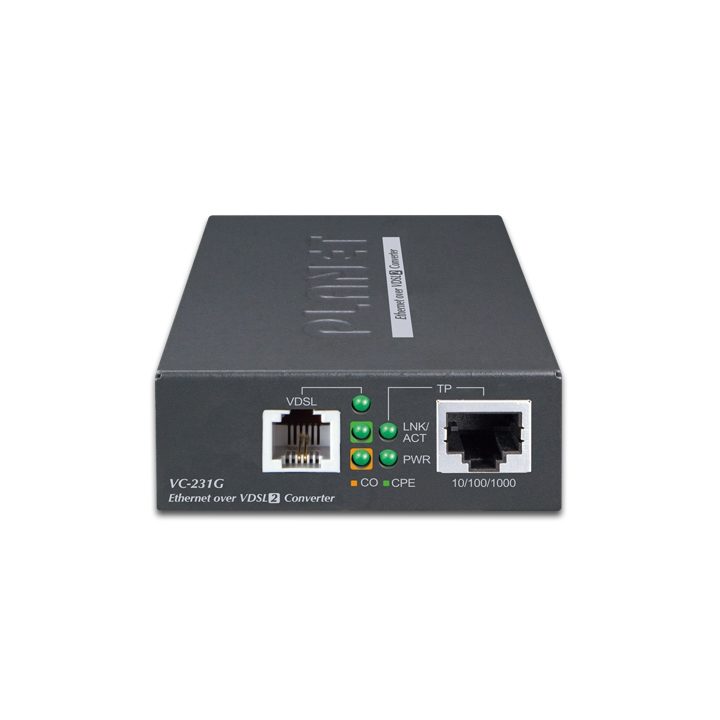 PLANET VC-231G 1000 Mbit/s Media Converter Black
