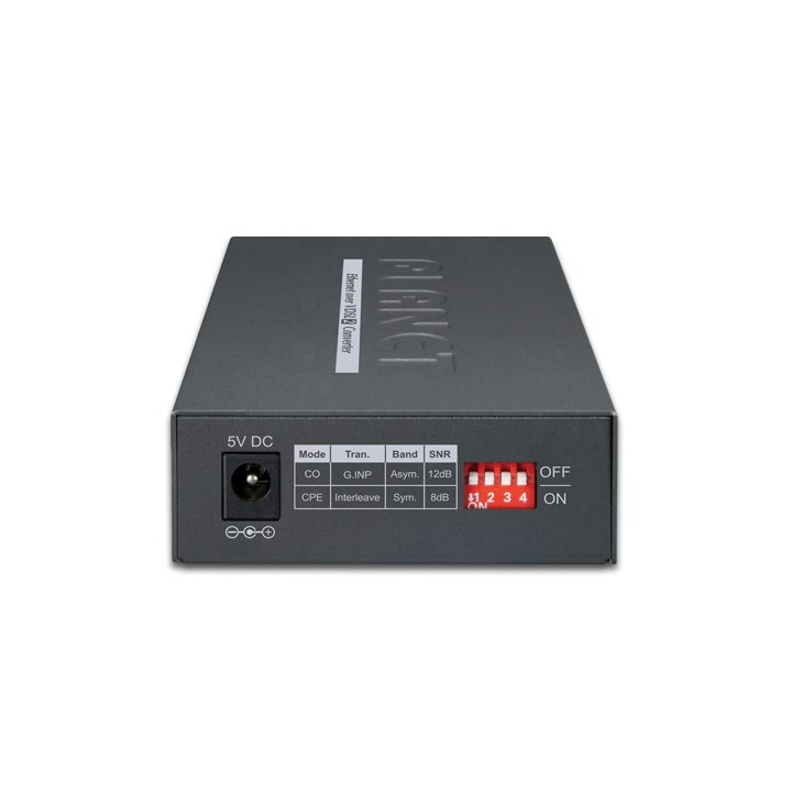 PLANET VC-231G conversor de meio 1000 Mbit/s Preto