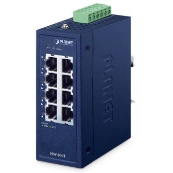 PLANET ISW-800T switch No administrado L2 Fast Ethernet (10/100) Azul