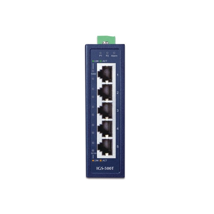PLANET IGS-500T Unmanaged Gigabit Ethernet (10/100/1000) Switch Blue