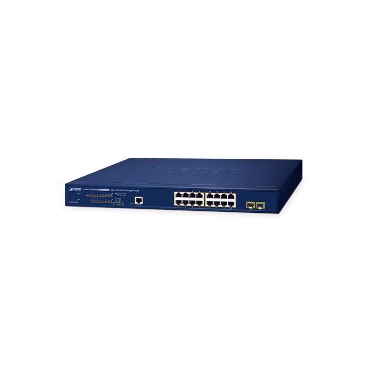 PLANET GS-4210-16P2S switch Gerido L2/L4 Gigabit Ethernet…