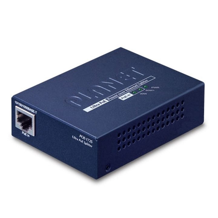 PLANET POE-172S Network Splitter Black Power over Ethernet (PoE)