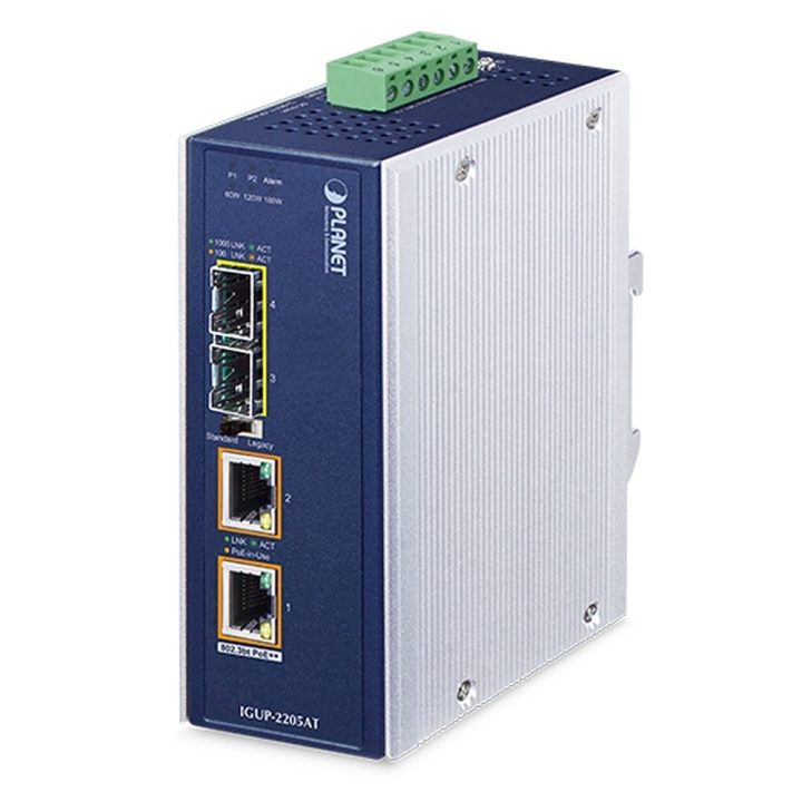 PLANET IGUP-2205AT convertidor de medio 1000 Mbit/s Multimodo…