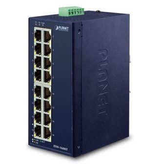 PLANET ISW-1600T switch No administrado Fast Ethernet (10/100) Azul