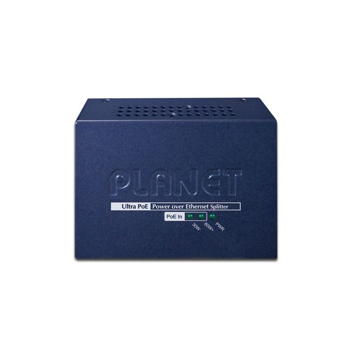 PLANET POE-172S divisor de red Negro Energía sobre Ethernet (PoE)