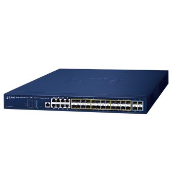 PLANET GS-5220-16S8CR Managed L2+ Gigabit Ethernet (10/100/1000) 1U…