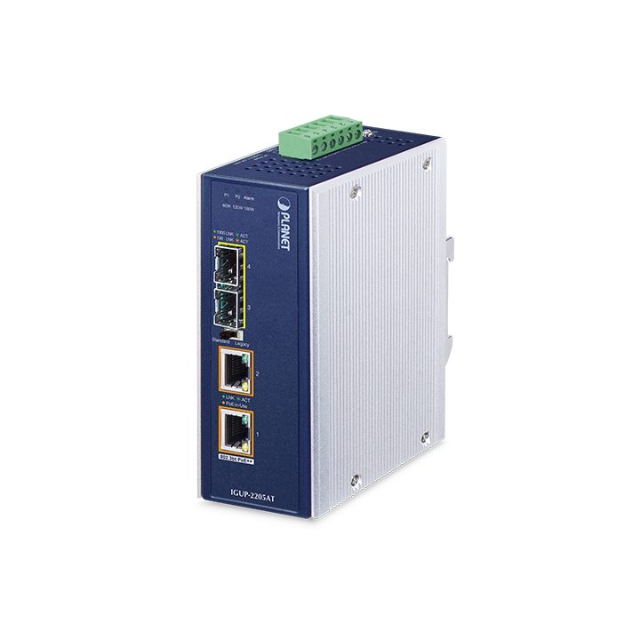 PLANET IGUP-2205AT 1000 Mbit/s Multimode, Single-mode Media Converter…
