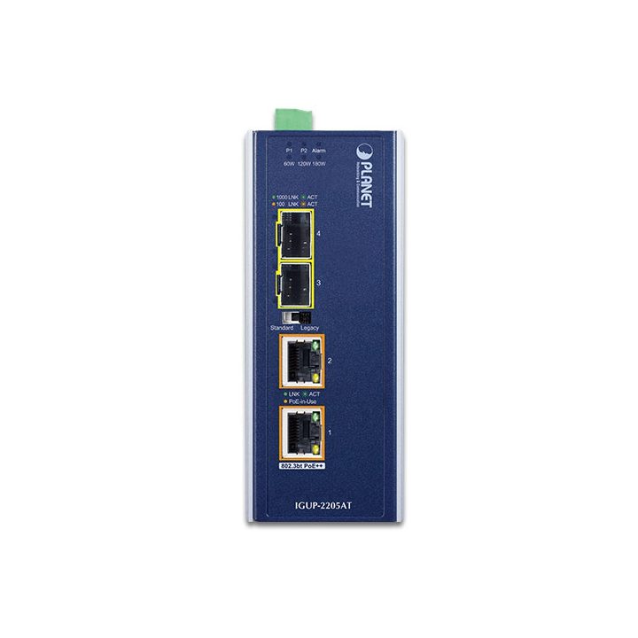PLANET IGUP-2205AT 1000 Mbit/s Multimode, Single-mode Media Converter…
