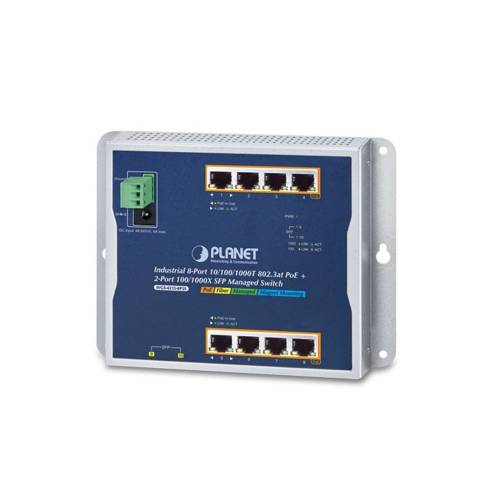 PLANET WGS-4215-8P2S switch Gerido Gigabit Ethernet (10/100/1000)…