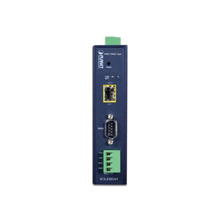 Planet ICS-2105AT Industrial 1-Port Switch Blue 390g 32x87.8x135mm