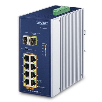 PLANET IP30 Ind 8-P 10/100/1000T Unmanaged Gigabit Ethernet…