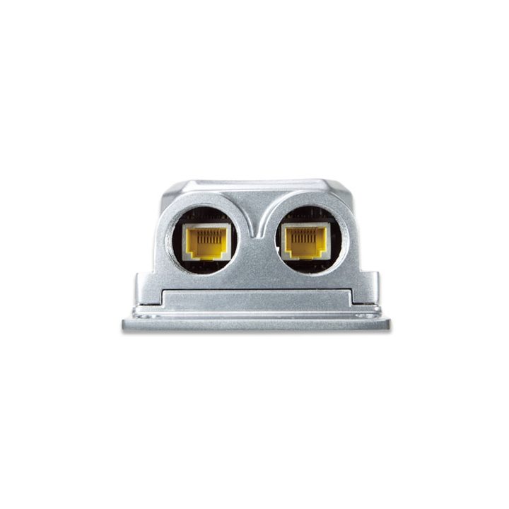 PLANET IPOE-E302 ampliador de red Transmisor de red Negro, Gris 10…