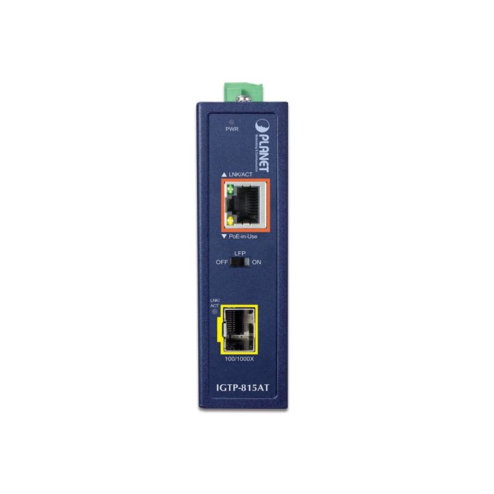 PLANET IGTP-815AT 1000 Mbit/s Media Converter Blue