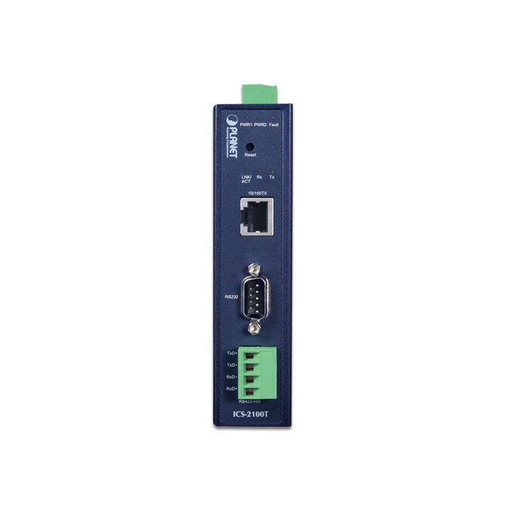 Planet ICS-2100T Industrial Metal 1-Port Switch with LED Indicators
