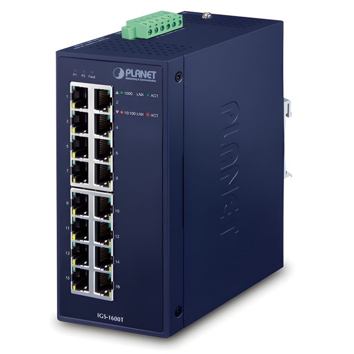 PLANET IGS-1600T Unmanaged L2 Gigabit Ethernet (10/100/1000) Switch…