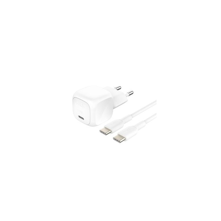 Cargador de pared Belkin WCA009KQ1MWH-b6 20W 1x USB-C blanco + cable…