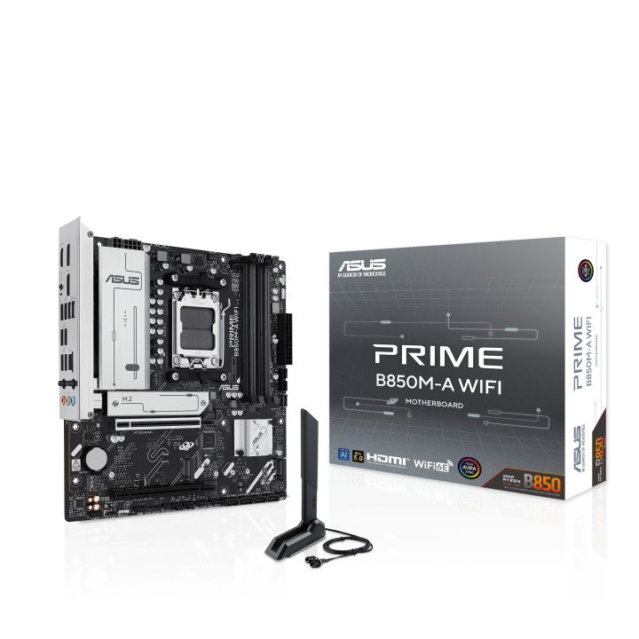 ASUS PRIME B850M-A WIFI AMD B850 Socket AM5 micro ATX
