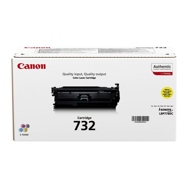 Canon 732Y cartucho de toner 1 unidade(s) Original Amarelo