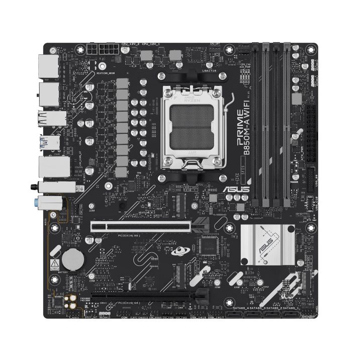 ASUS PRIME B850M-A WIFI AMD B850 AM5 Socket Micro ATX