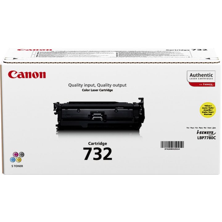 Canon 732Y cartucho de toner 1 unidade(s) Original Amarelo