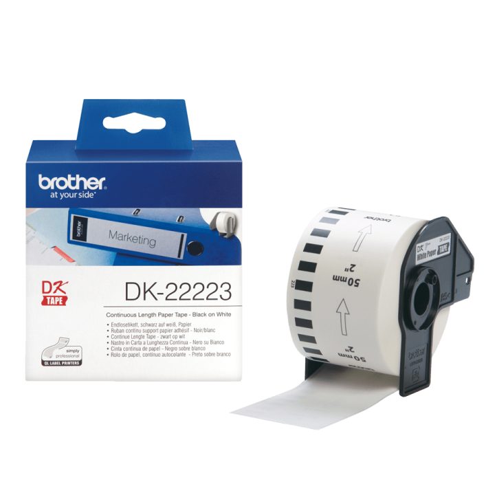 Brother DK-22223 White Printer Label