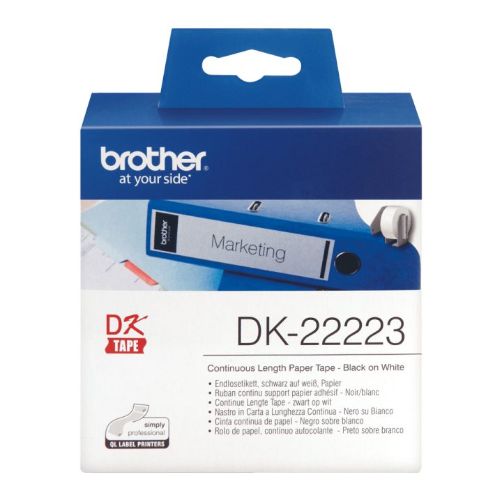 Brother DK-22223 Etiqueta de Impressora Branca