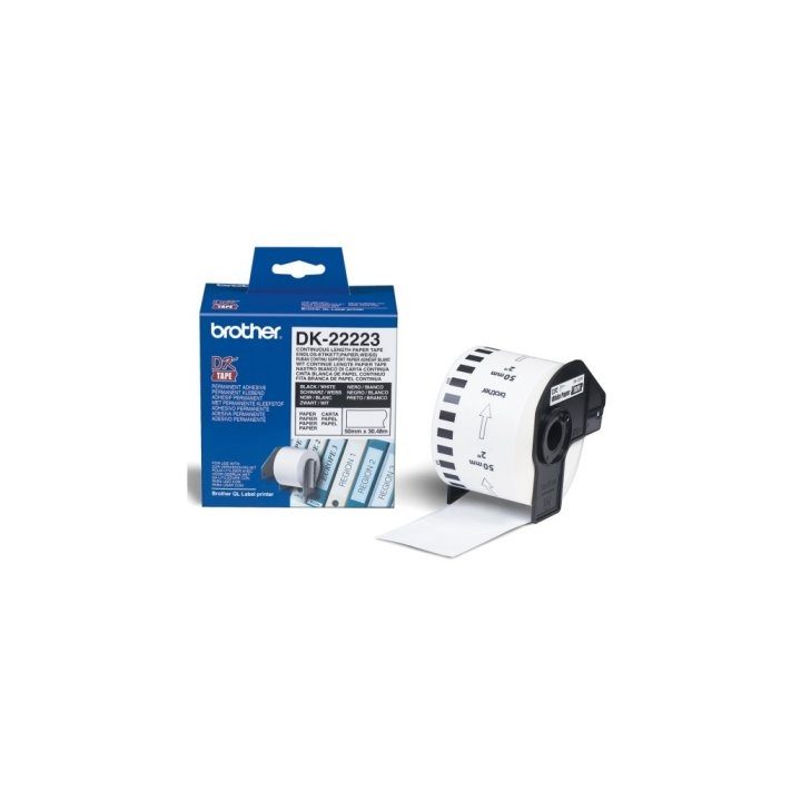 Brother DK-22223 White Printer Label