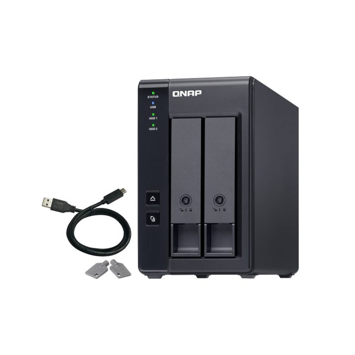 QNAP TR-002 caja para disco duro externo Carcasa de disco duro/SSD…