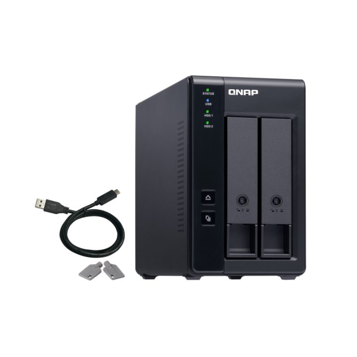 QNAP TR-002 External Hard Drive Enclosure Hard Drive/SSD Enclosure…