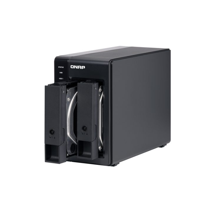 QNAP TR-002 caixa para disco rígido externo Carcaça de disco…